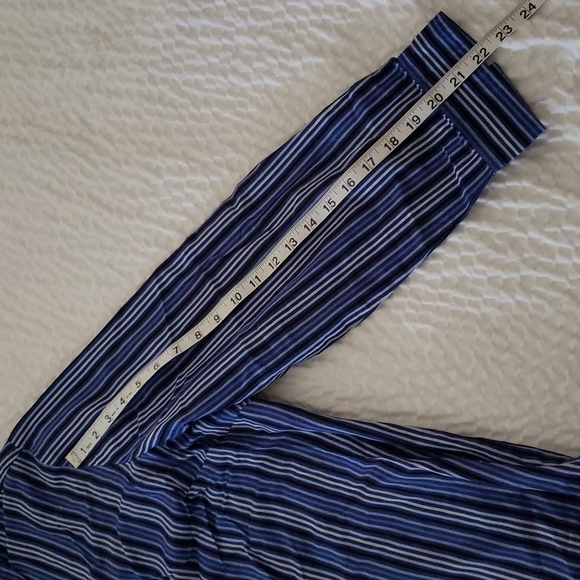 Blue Stripes Button Down Shirt. Office. Work - Picture 8 of 11